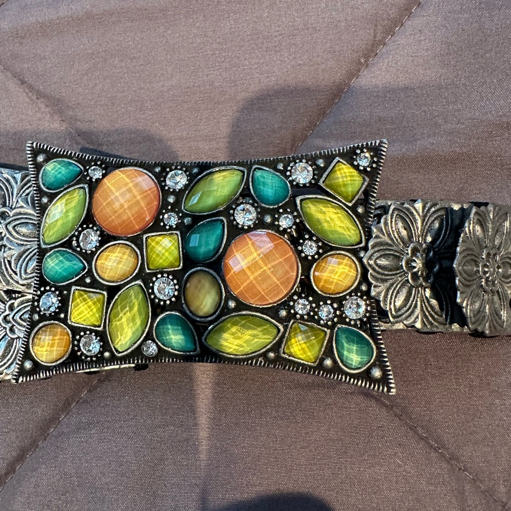 Beautiful women’s metallic belt